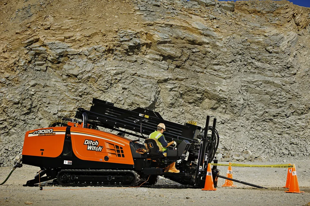 Ditch Witch JT3020 drilling rig in the Point to Point fleet