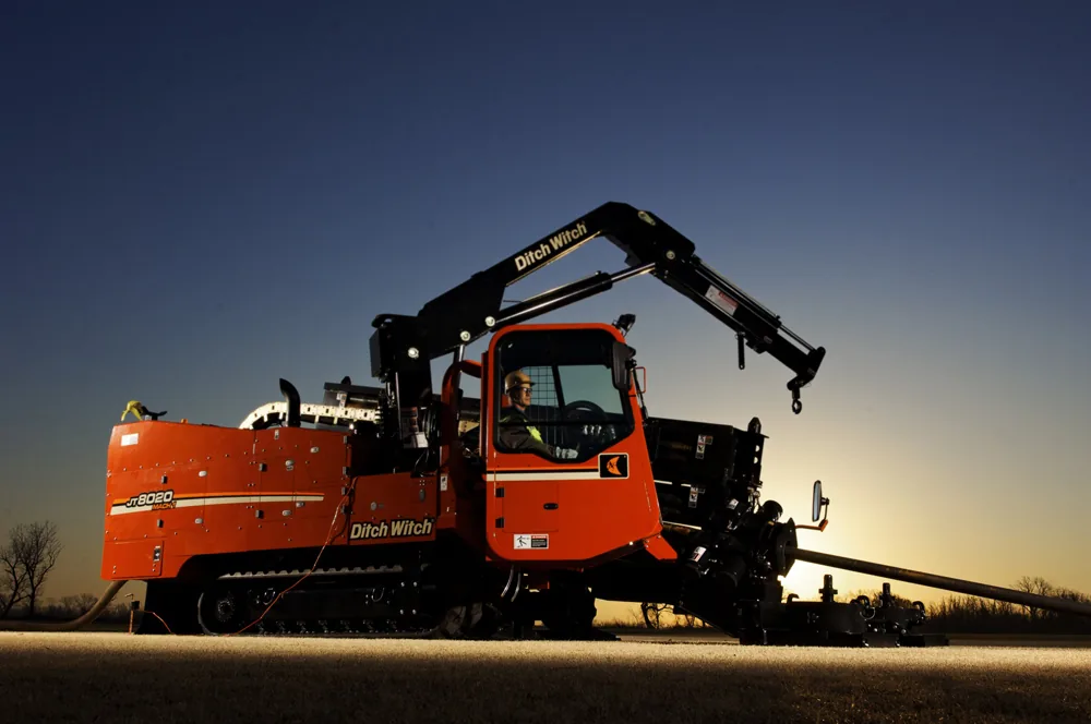 Ditch Witch JT8020 drilling rig in the Point to Point fleet